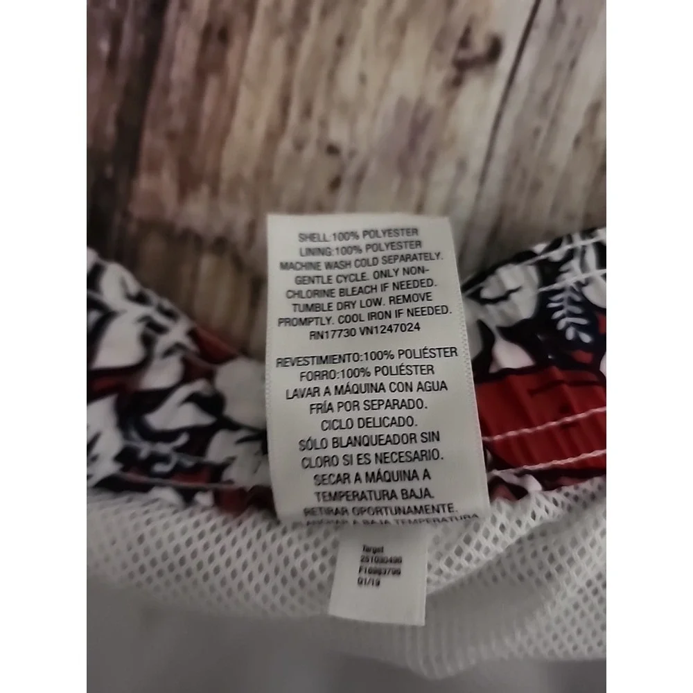 Vineyard Vines Swim Trunks Board Shorts Mens Large Red Whales‎ Beach Hawaiian